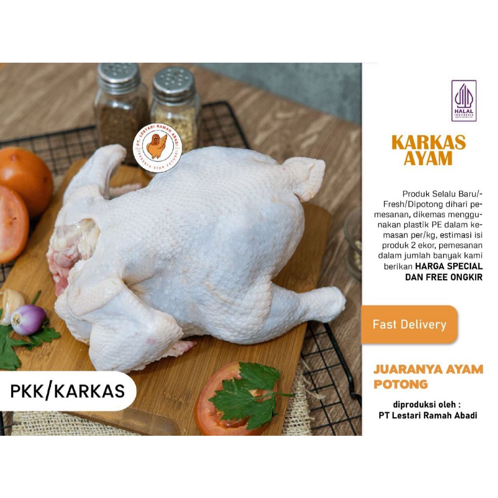 

Ayam Karkas Halal Segar 1.3 Kg Per Ekor