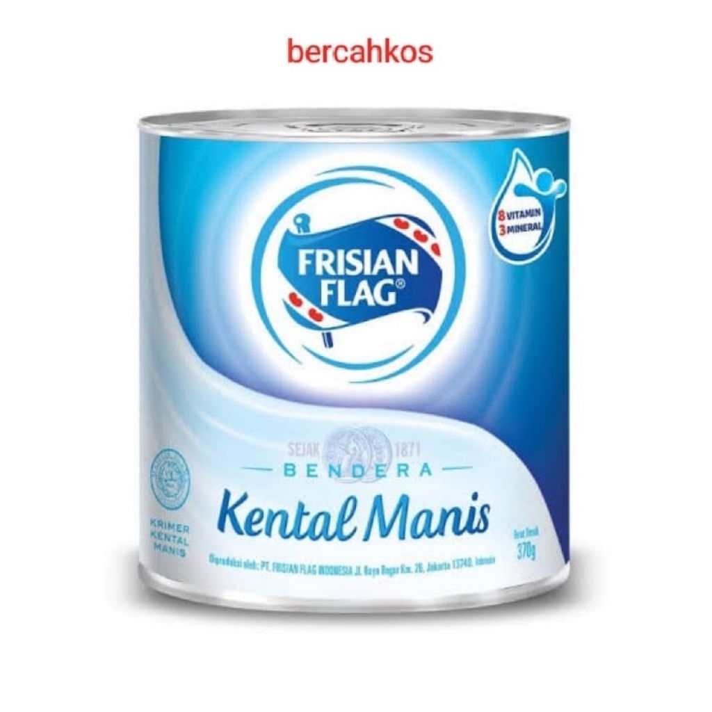 

susu Frisian flag kaleng putih