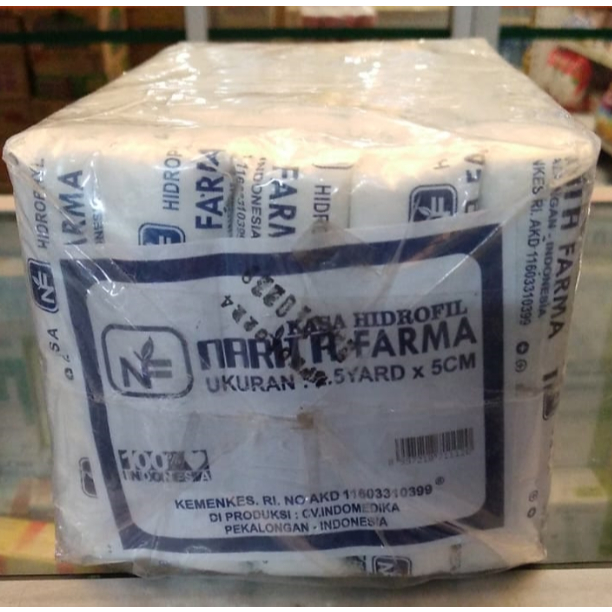 Kasa Perban Gulung 5 cm / kasa gulung 5 cm / perban 5cm Merk Narita Farma