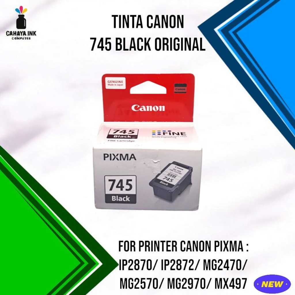 Tinta Canon 745 Black Original for MG2570s