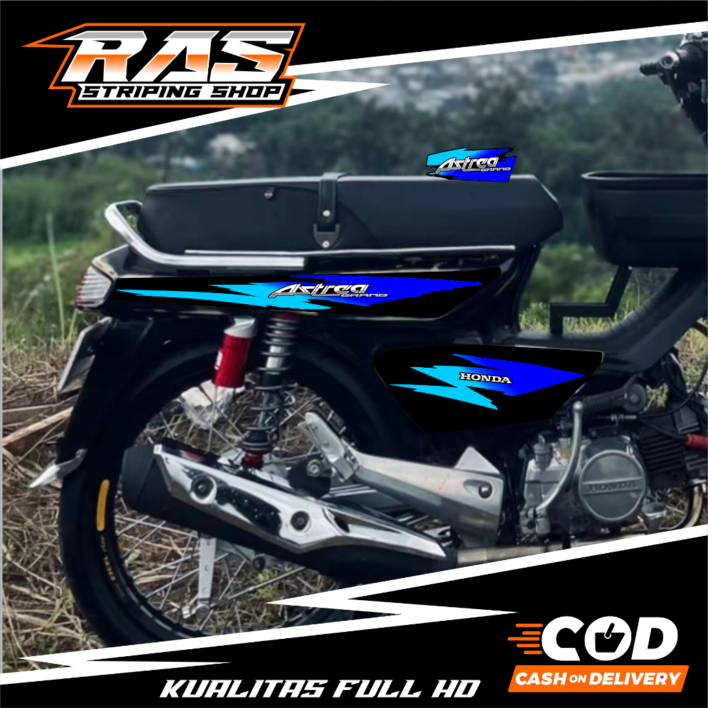 striping astrea grand variasi custom - striping astrea legenda - striping grand sabit