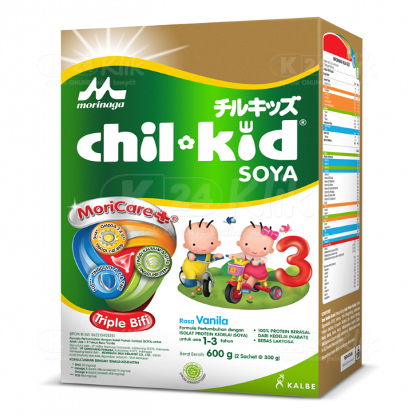 

Chil Kid Soya 3 1-3thn Vanila 600g (per Box)