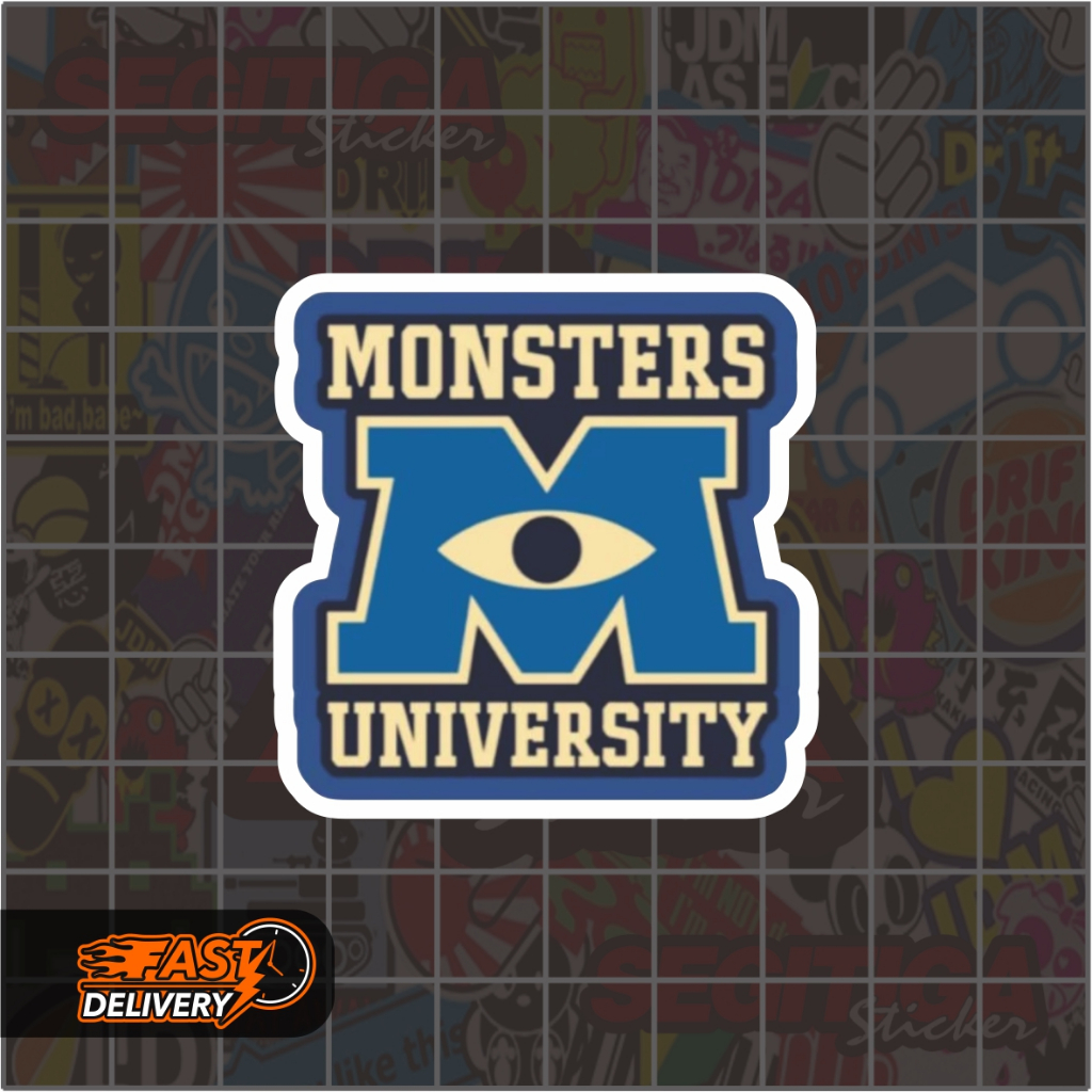 

Sticker Monsters University V2 Ukuran 5 x 5 Cm