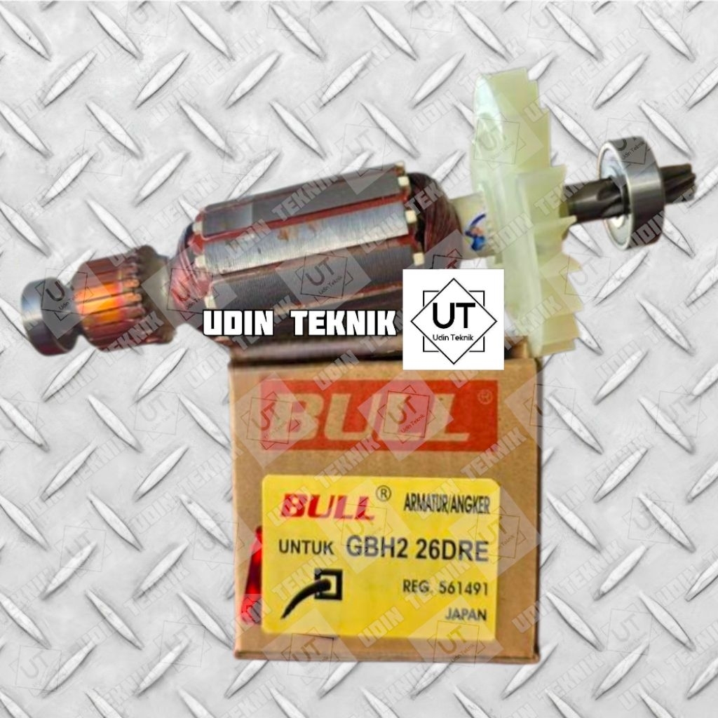 ARMATURE BOSCH GBH2-26 DRE ANGKER MESIN BOR BOSCH GBH 2 26 DRE MERK BULL