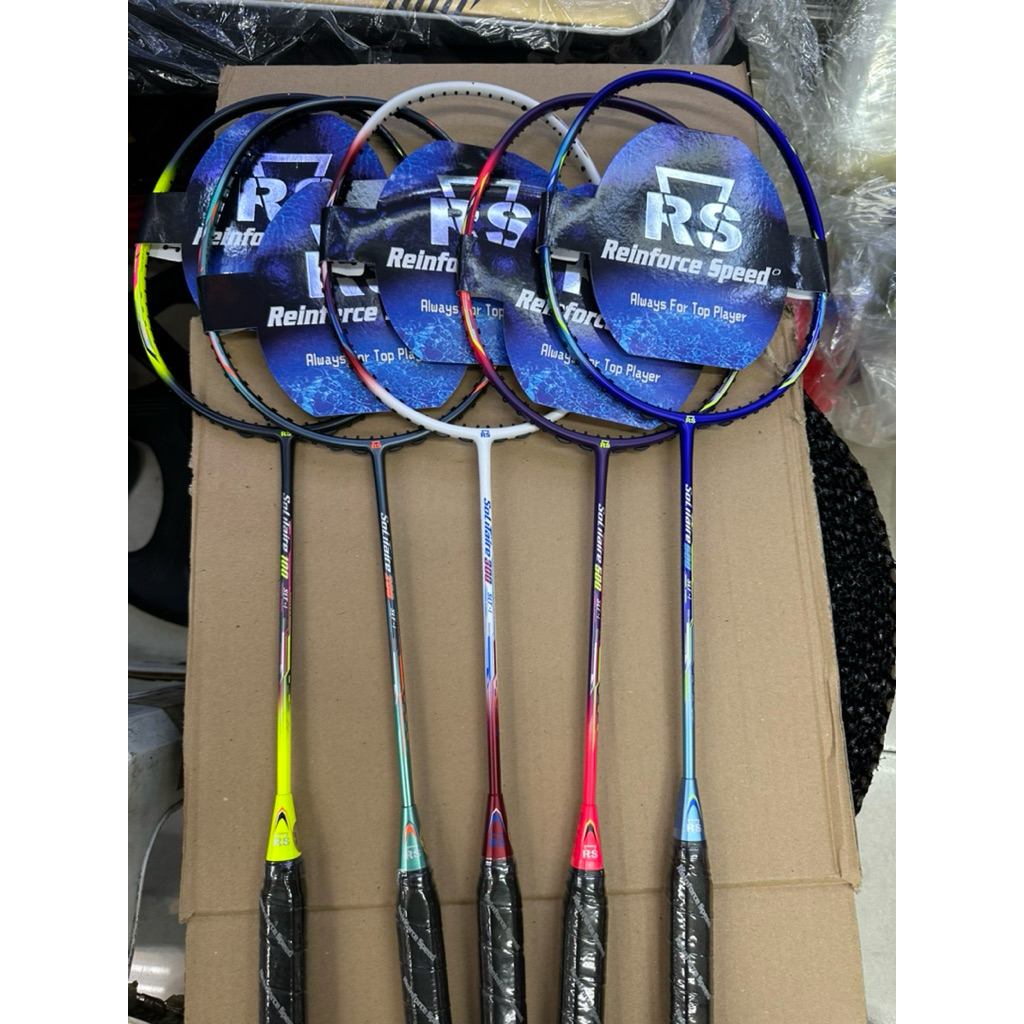 RAKET BADMINTON RS SOLITAIRE 100 200 300 500 600 BATANGAN