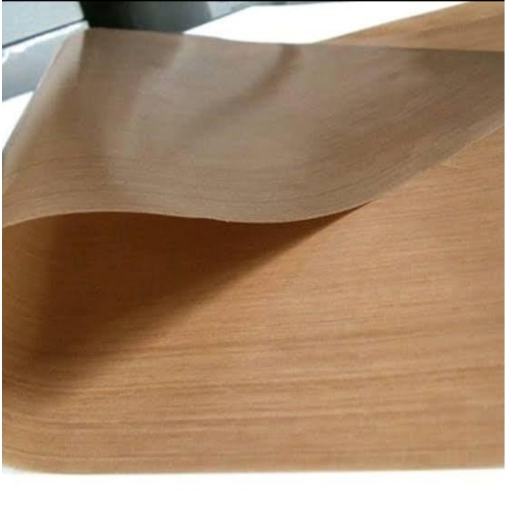 

kertas kain teflon tahan panas tanpa lem uk. 0,08mm x 1mtr x 1mtr