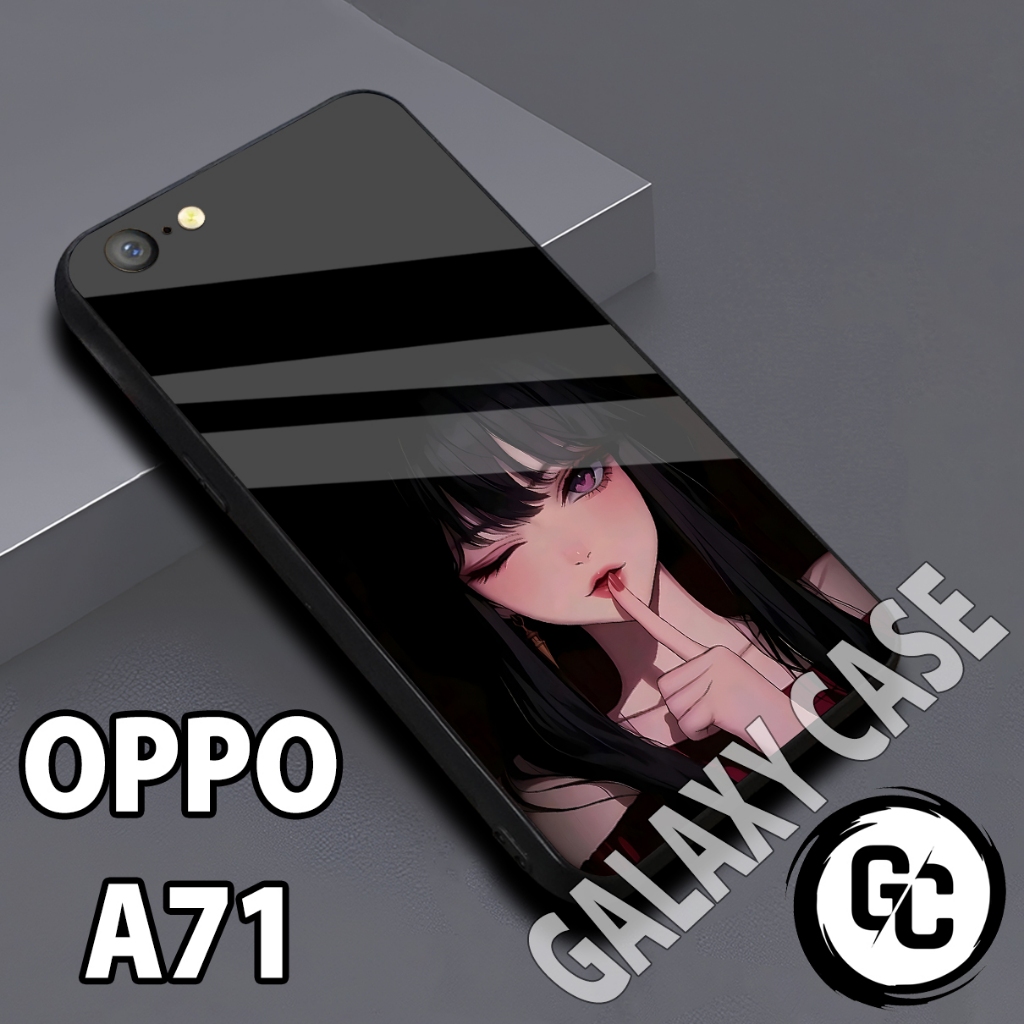 Softcase glossy OPPO A71/case OPPO A71 Cewek/case OPPO A71 glitter/casing OPPO A71