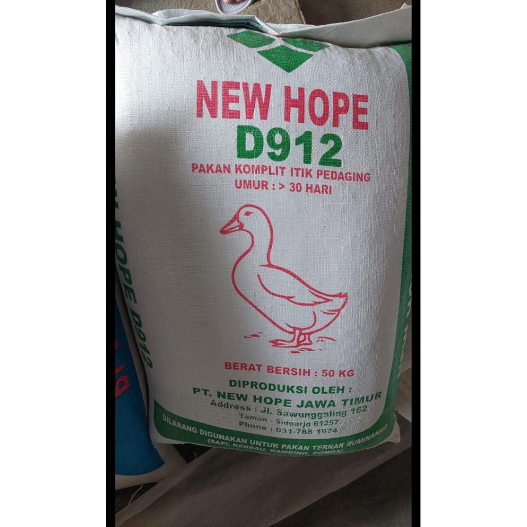 new hope pakan komplit bebek (itik)pedaging