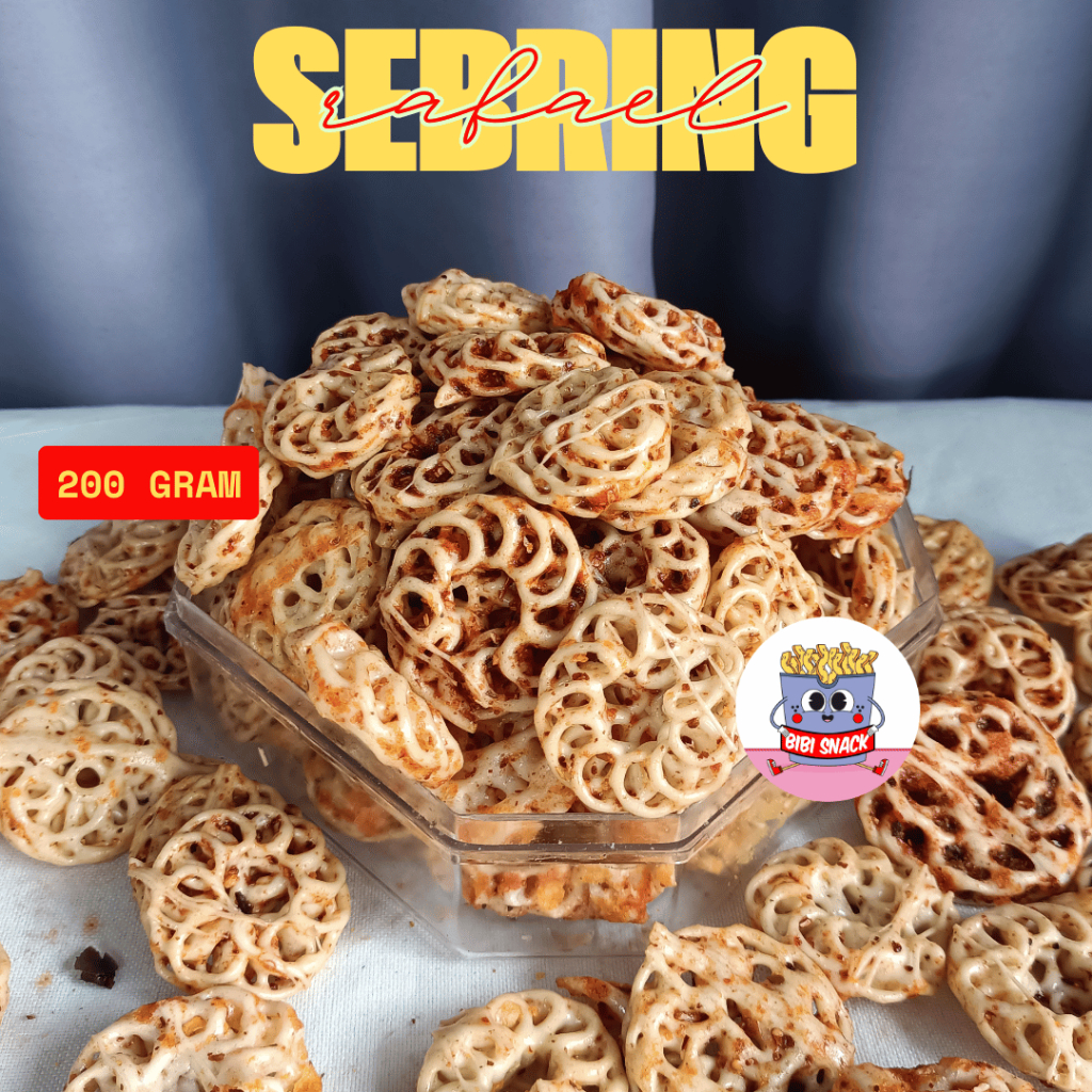 

Bibi Snack - Kerupuk seblak kering rafael pedas daun jeruk 200 gram