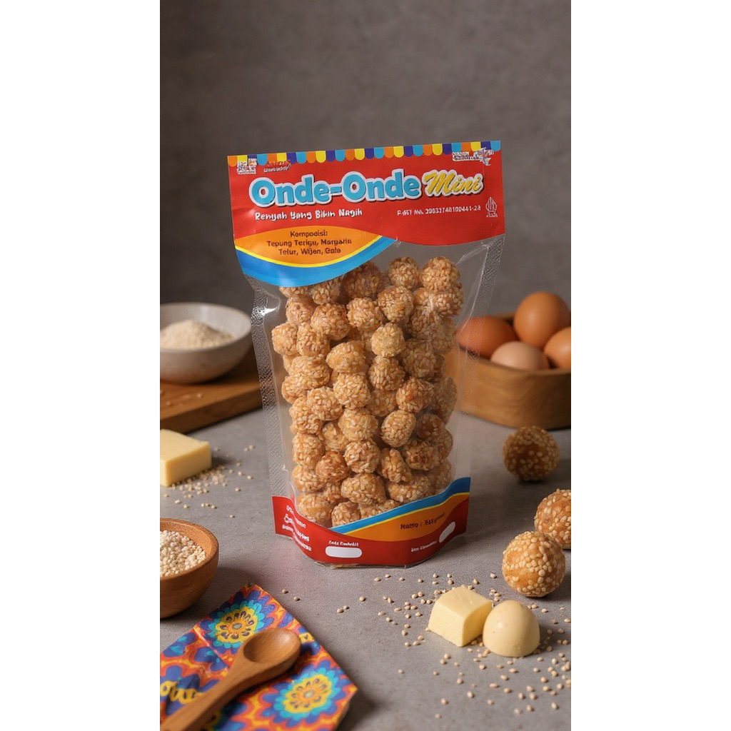 

ONDE - ONDE KETAWA MINI 250gr - Camilan Tradisional Renyah & Manis