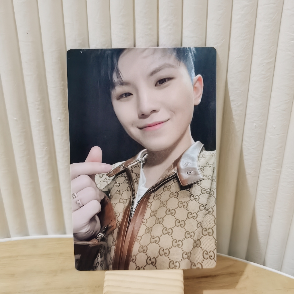 [+ free 1 PC official random] photocard woozi seventeen photocard woozi ruby trading card ruby speci