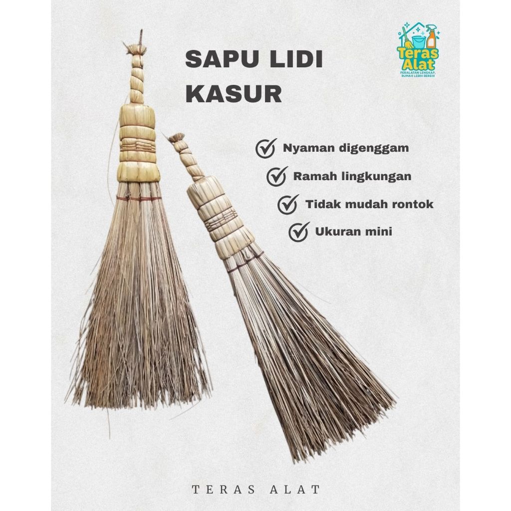 Sapu Lidi Kasur Mini | Sapu Tebah Kasur Karpet | Sapu Tebah Serbaguna | Penebah Kasur