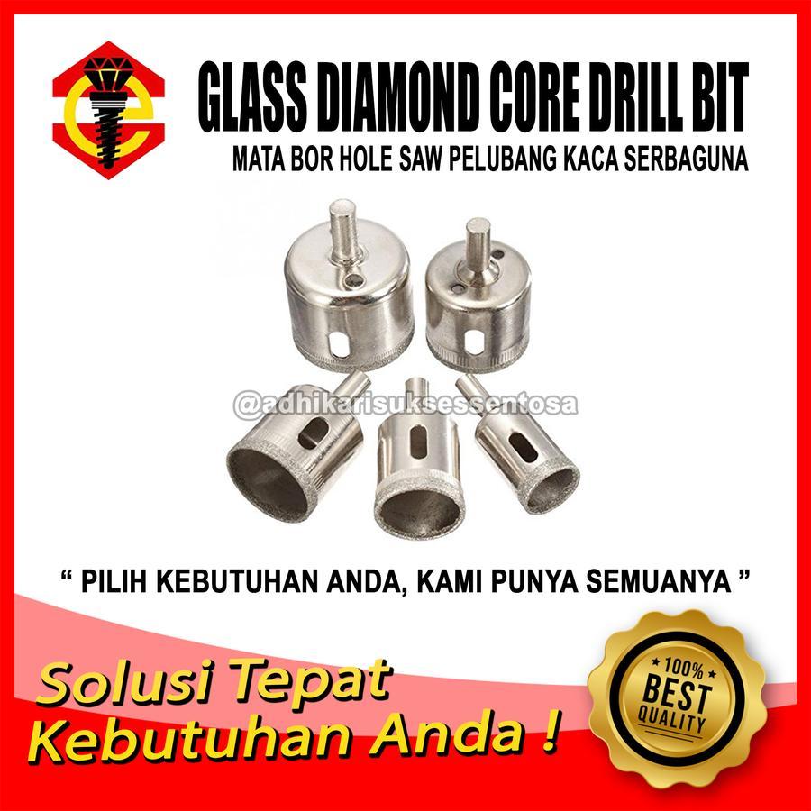 Hole Saw KACA 53 MM / Mata Bor Pelubang Kaca Keramik M53 / Diamond Core Drill Bit Holesaw Serbaguna