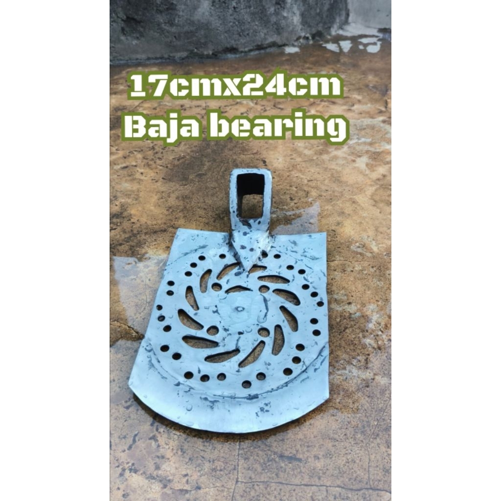 cangkul cakram  baja bearing dari motor skutik buatan 5amtv you tube channel