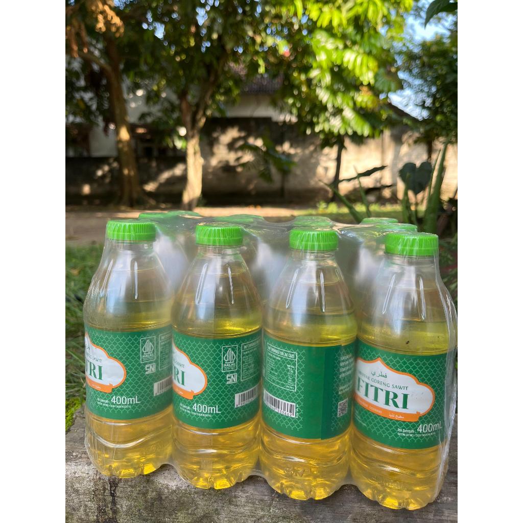 

MINYAK GORENG FITRI 1 KRAT UKURAN 400 ML KEMASAN BOTOL - 12PCS