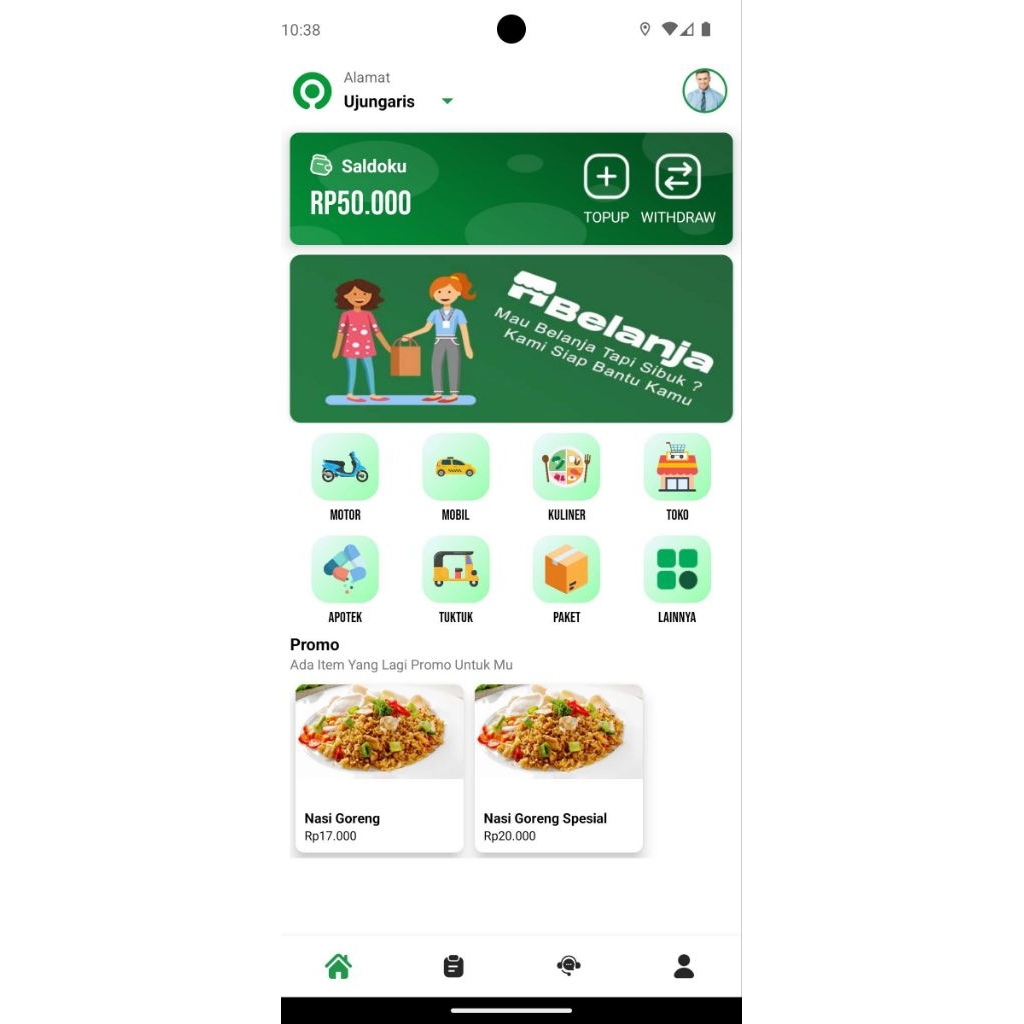 Jasa Pembuatan Aplikasi Ojek Online ( Cocok Usaha Startup Siap Pakai )