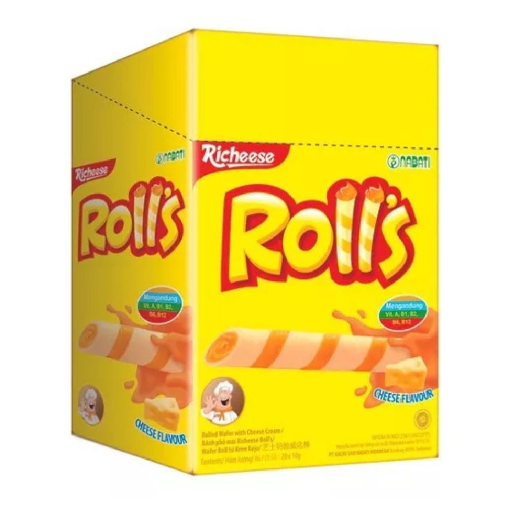 

Nabati Rolls Keju Box isi 20 pcs