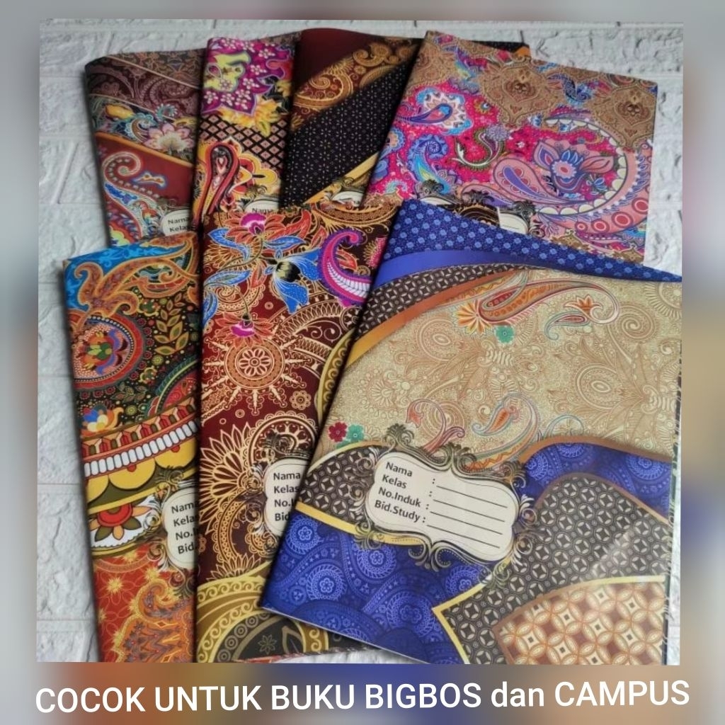 

Sampul Buku Ukuran Boxy 20 lembar - Sampul Buku Besar - Sampul Buku Motif Batik