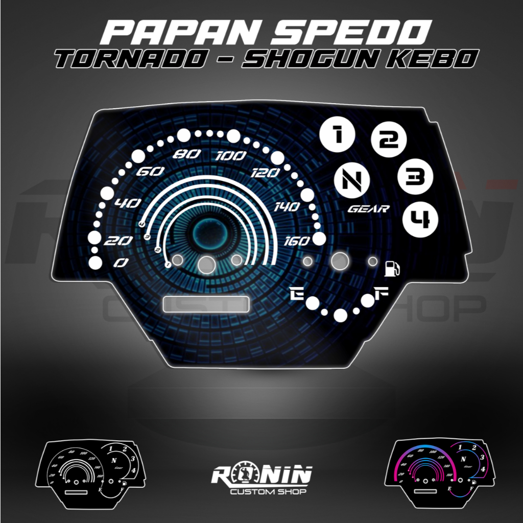 PAPAN SPIDO PANEL SPEEDOMETER PAPAN SPEDO PnP SUZUKI TORNADO DAN SHOGUN KEBO BISA CUSTOM