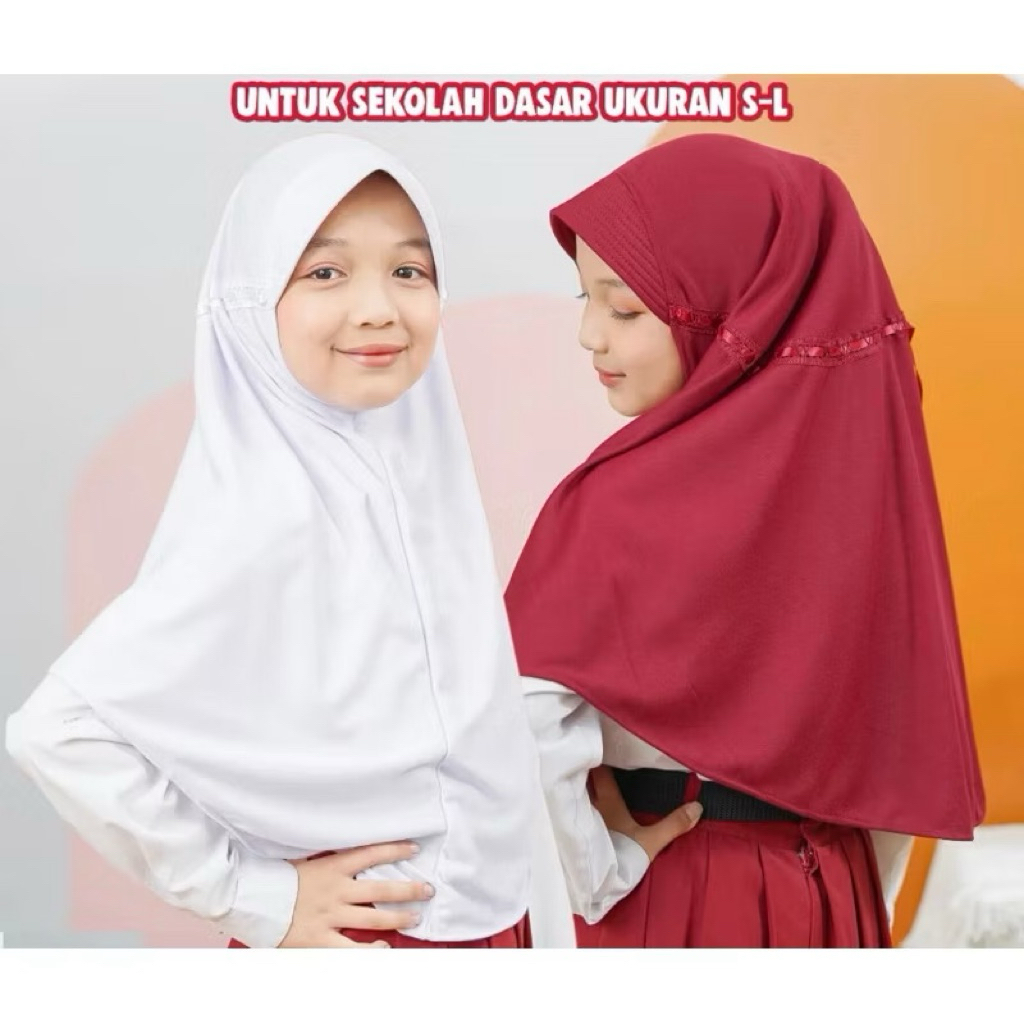 HIJAB SEKOLAH RABBANI / hijab ANAK SEKOLAH/RABANNI ORI
