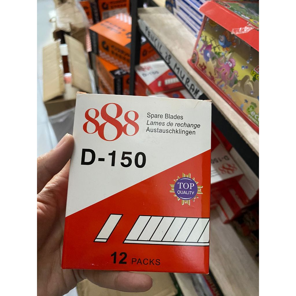 

ISI CUTTER/ ISI CUTTER BESAR 888 ISI 12 PACK