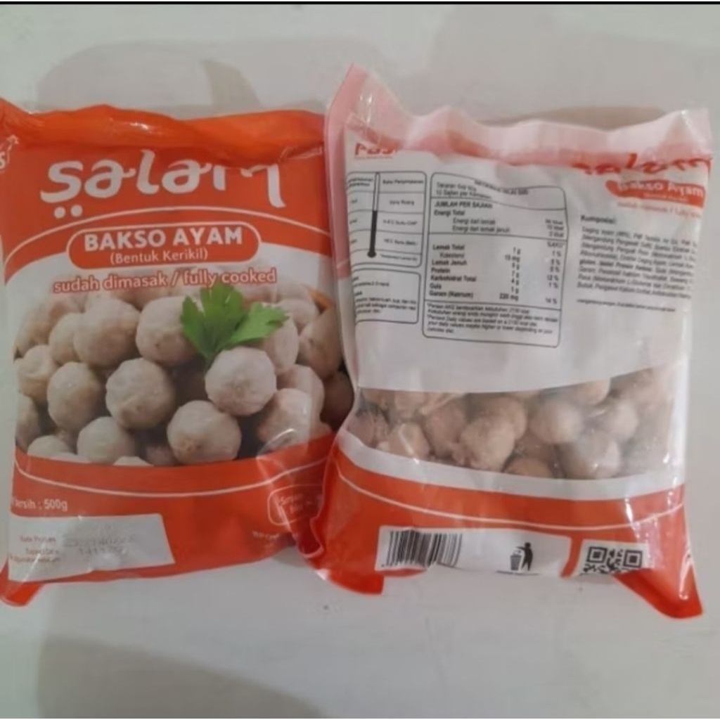 

Salam Bakso Ayam Krikil isi 100 / 500gr