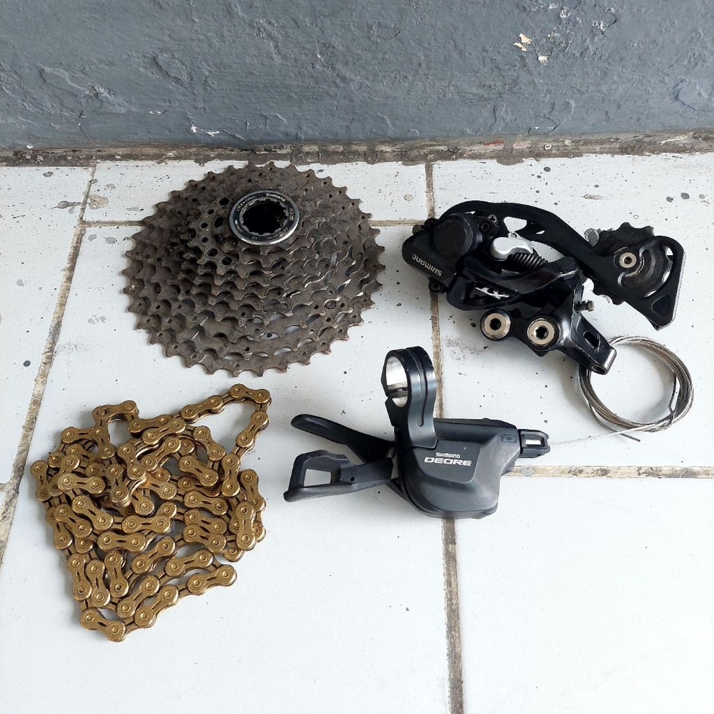 mini groupset deore mix xt shimano 10 speed