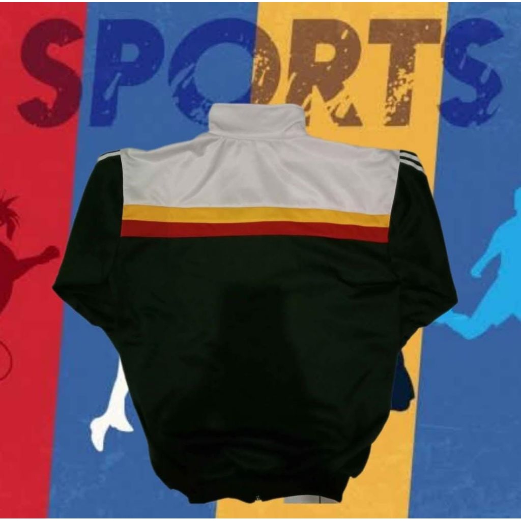 jaket tracktop German black hitam