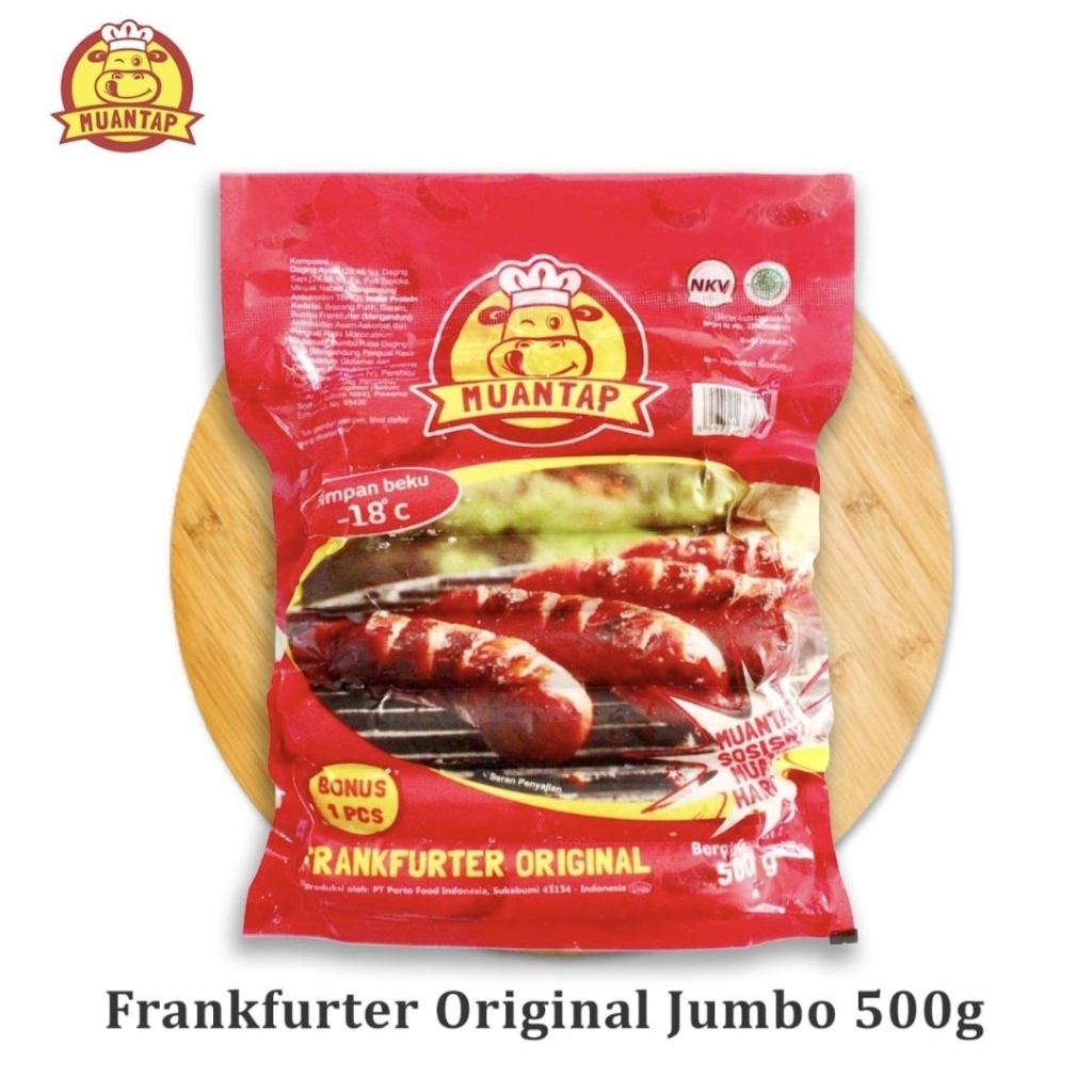 

Muantap Sosis Frankfurter Original 11pc 500gr