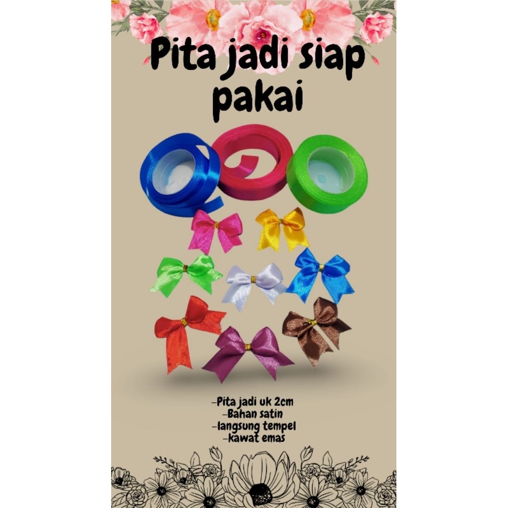 

pita souvenir//pita jadipita satin 2cm// pita hampers//pita mini gift// pita jadi// pita