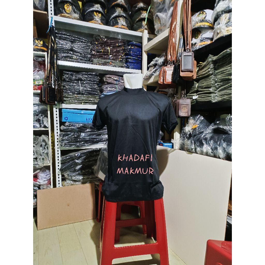 Kaos leher tinggi ( Obral cuci gudang )