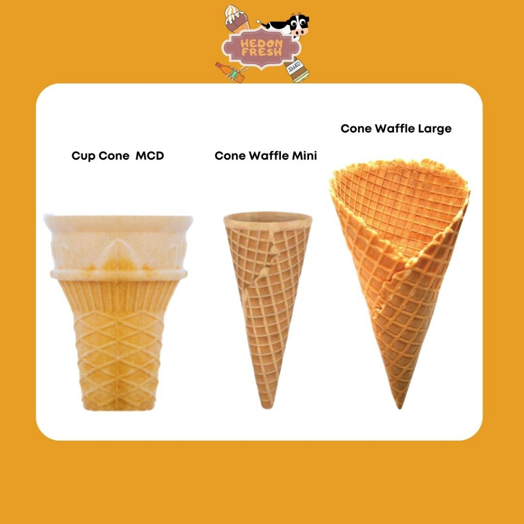 

Cup Cone Premium Mcd Mixue / Cone Ice Cream - Cabang Bandung