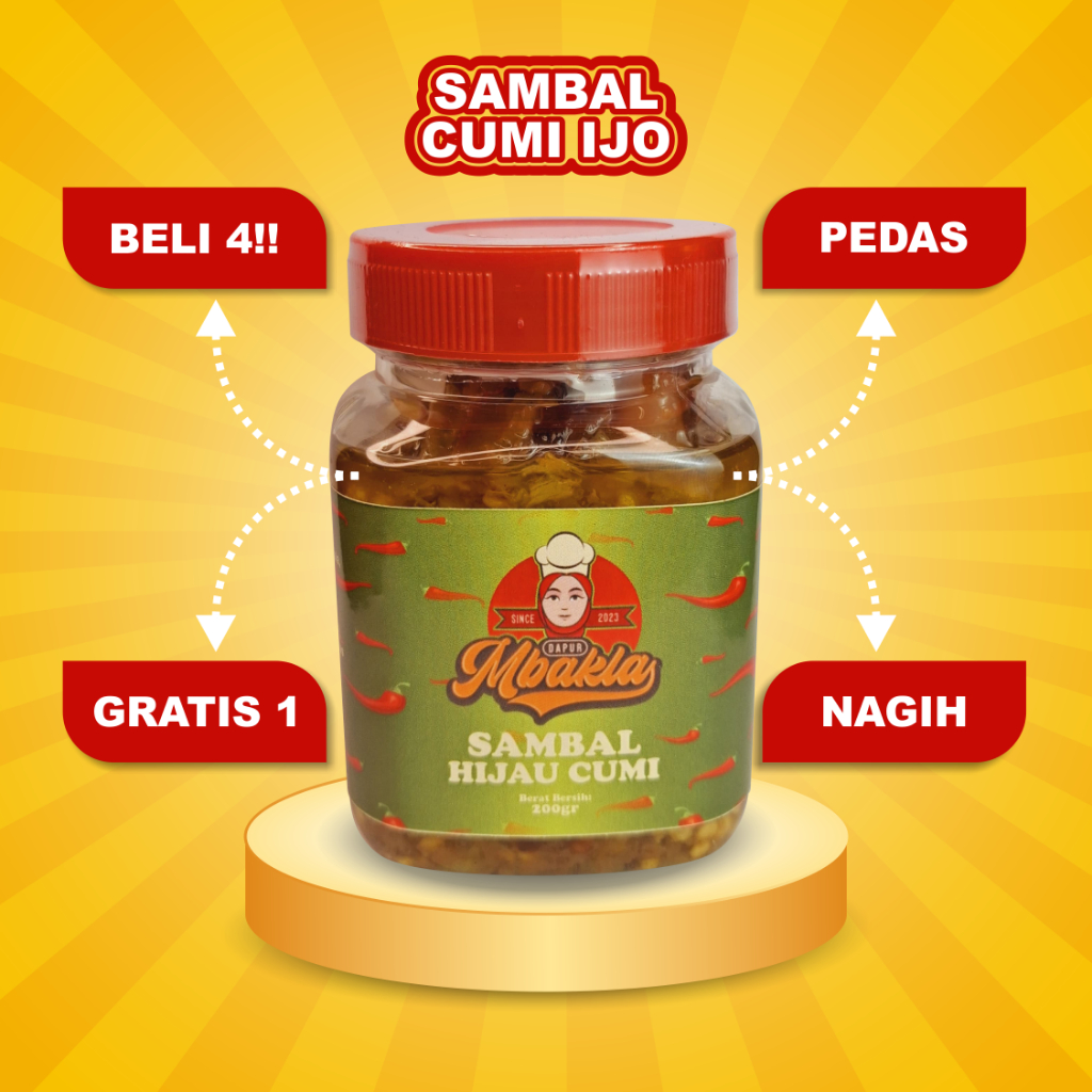 

Dapur Mbakla | Sambel Cumi Ijo Pedas Nagih