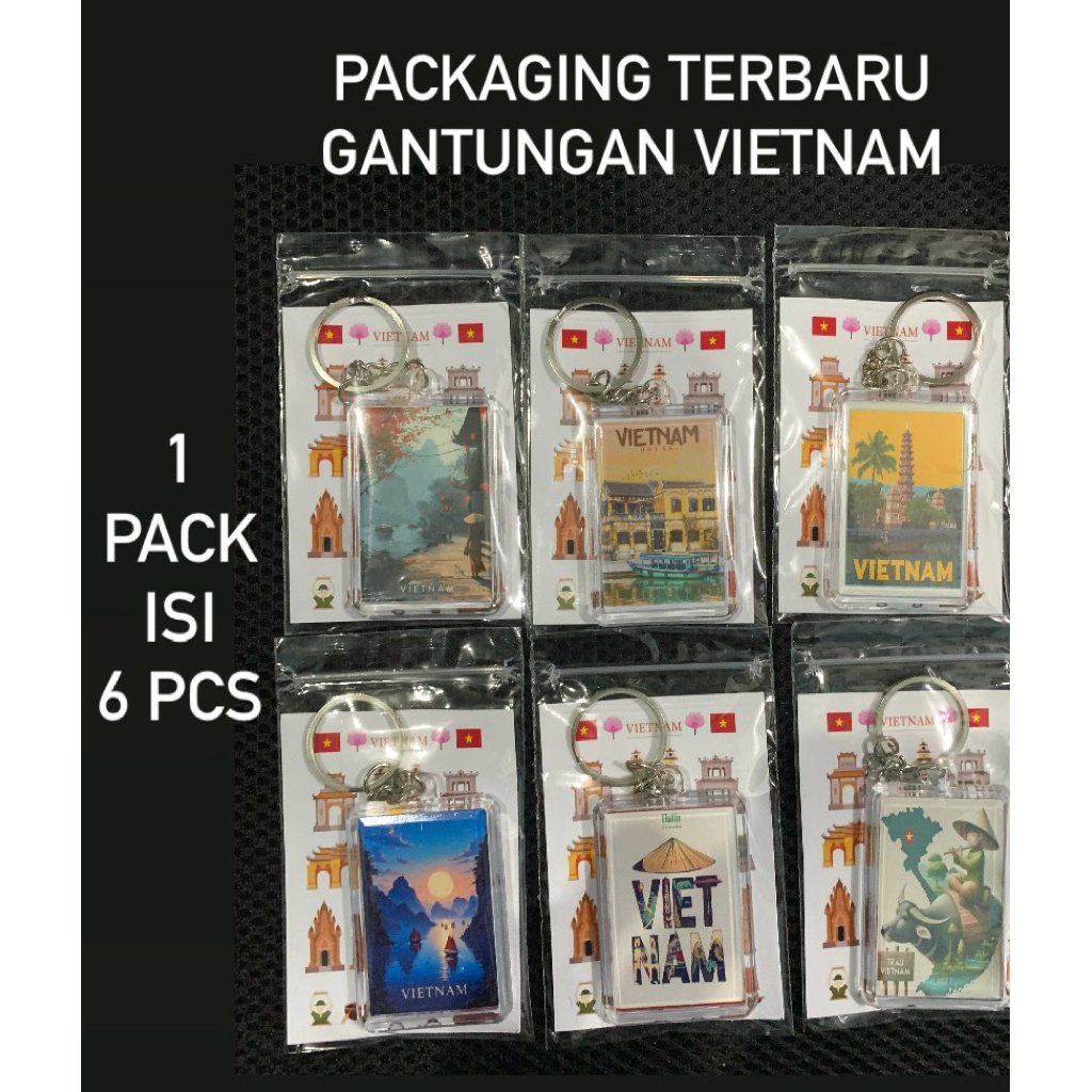 Gantungan Kunci Oleh Oleh Vietnam | Gantungan Kunci Souvenir Vietnam | Gantungan Kunci Vietnam | Gan