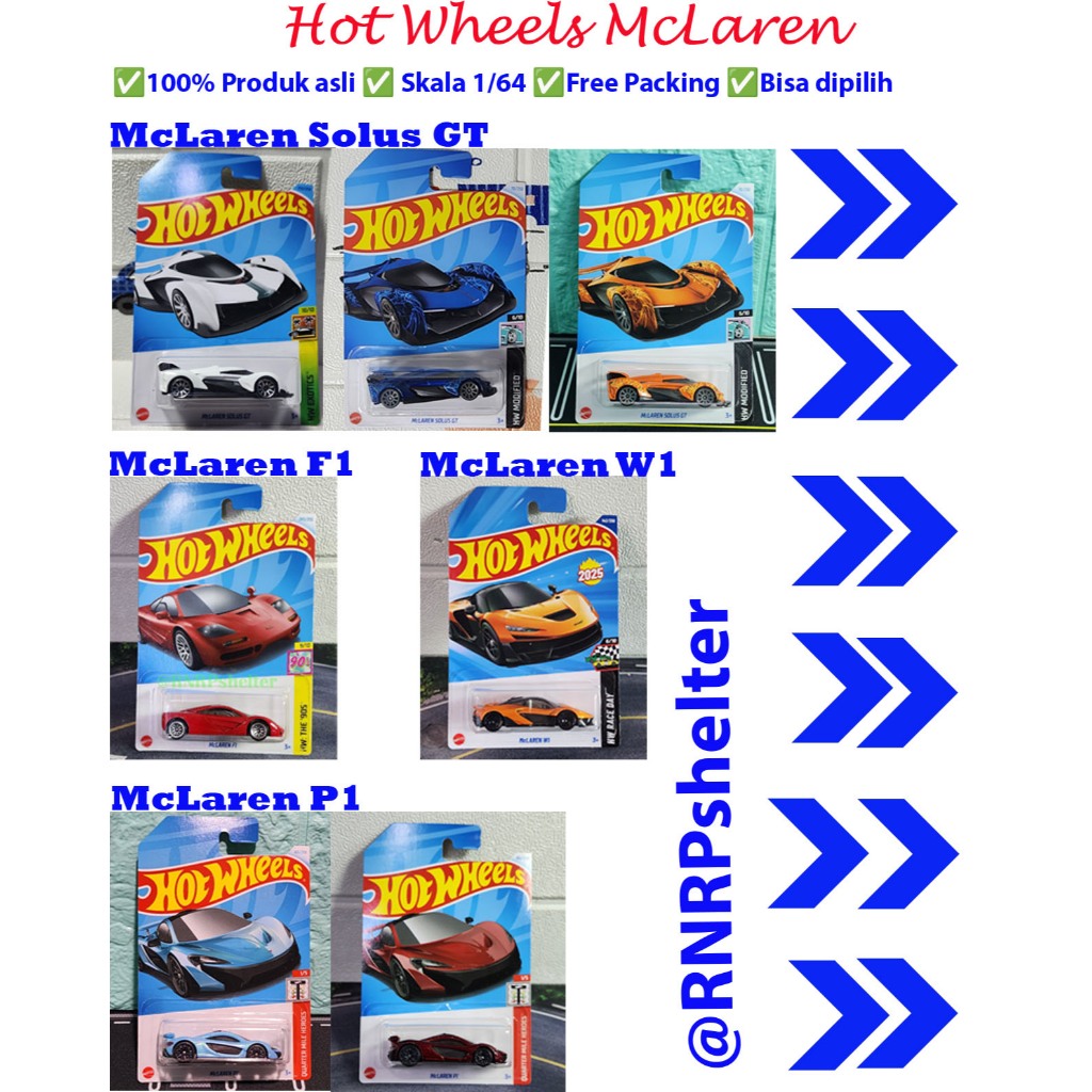 [Bisa dipilih] Hotwheels Hot Wheels Regular Card Mattel Super Car Series | Diecast Toys Car | Mainan