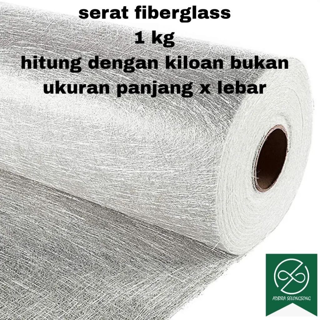 1 KG SERAT FIBERGLASS POTONGAN RESIN EPOXY