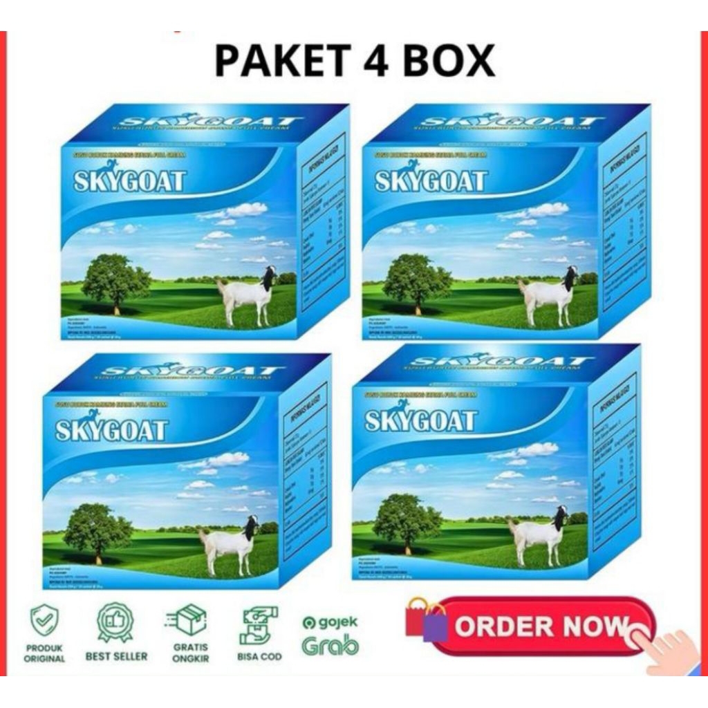

Susu Kambing Etawa Bubuk Skygoat Original Paket 4 Box
