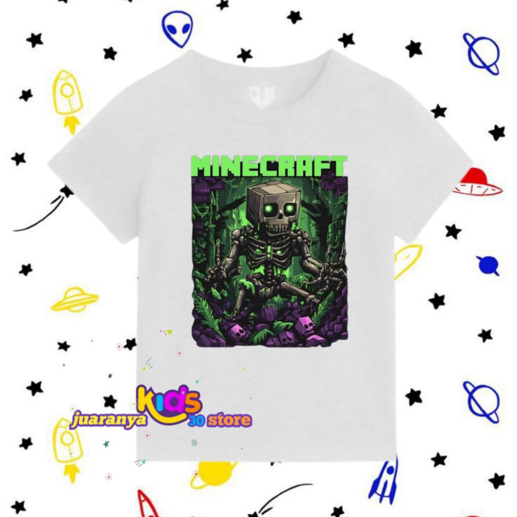 BAJU ANAK KAOS ANAK MINECRAFT KAOS MINECRAFT