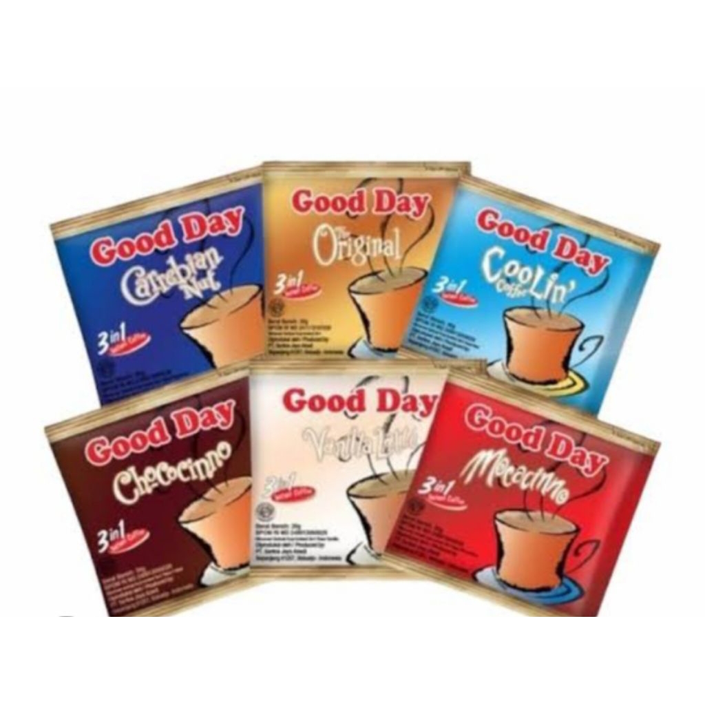 

GOOD DAY ALL VARIAN 1 RENCENG 10 SACHET