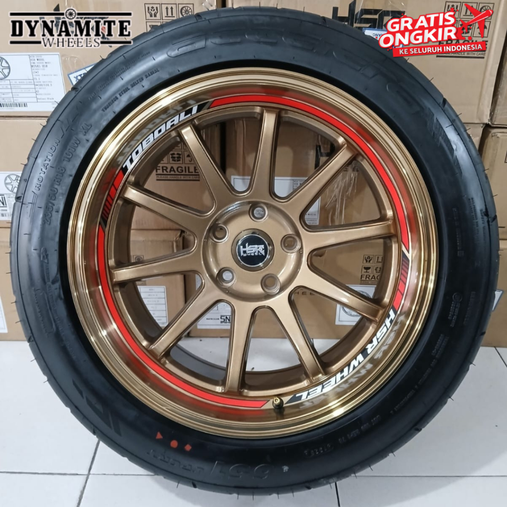 VELG PLUS BAN R18 HSR TOBOALI RING 18 235 50 R18 ACCELERA 651 SPORT BUAT MOBIL INNOVA REBORN