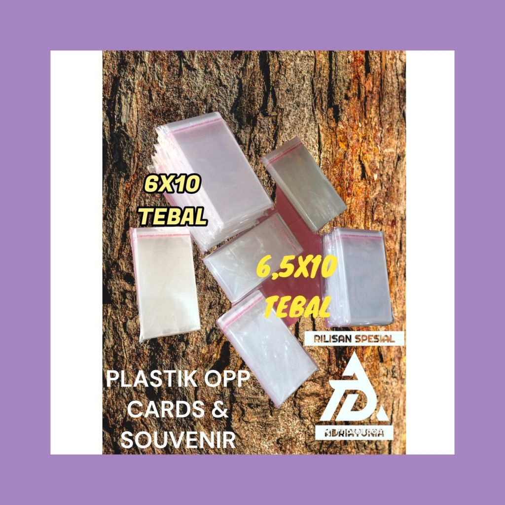 Plastik Opp 6x10 - 6,5x10 Cards - Plastik Opp 6 x 10 - 6.5 x 10 Cookies - Plastik Opp 6x10 - 6,5 x 1