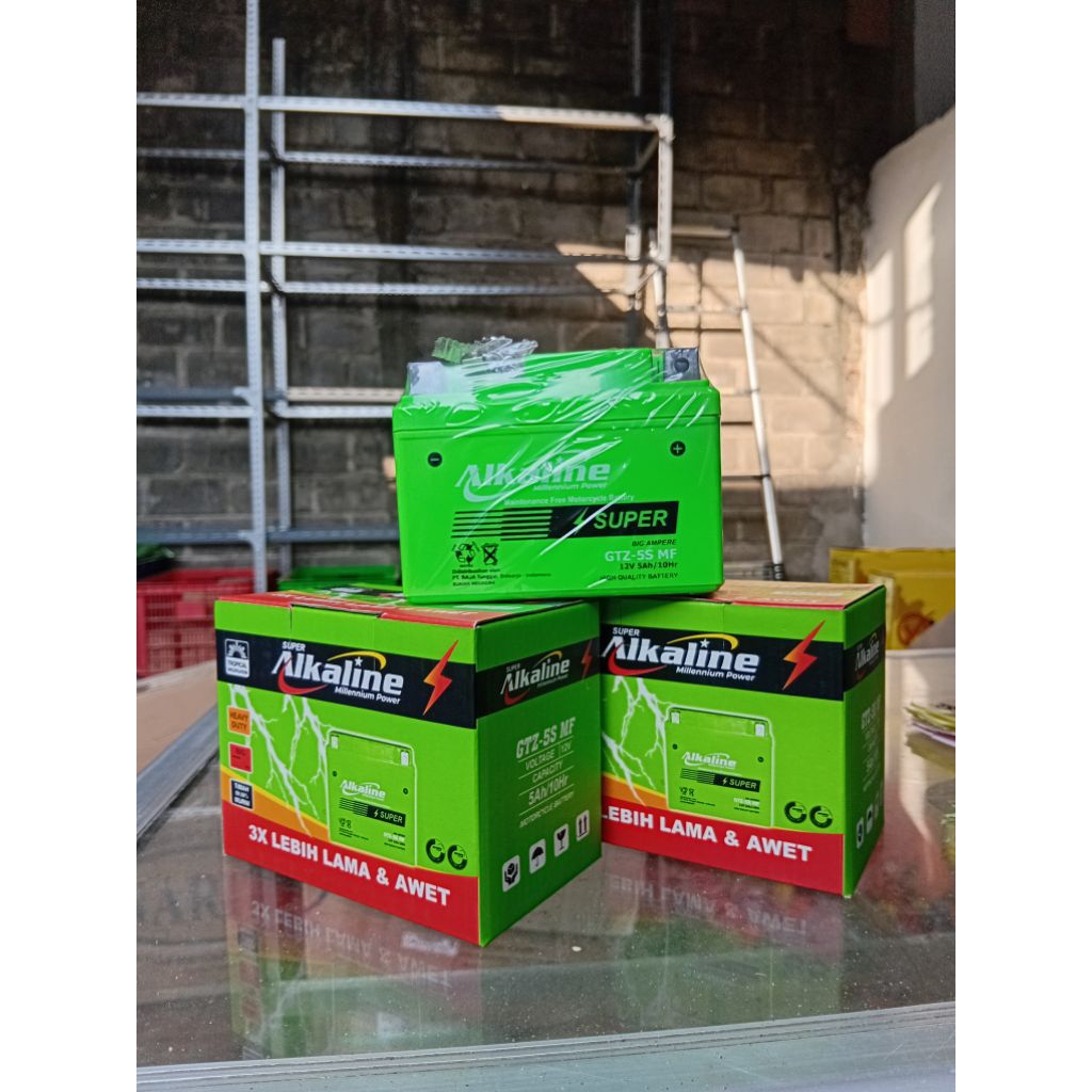 AKI ALKALINE ACCU ALKALINE 5A aki bebek accu matic supra x 125 ,beat, mio j, shogun125, kharisma