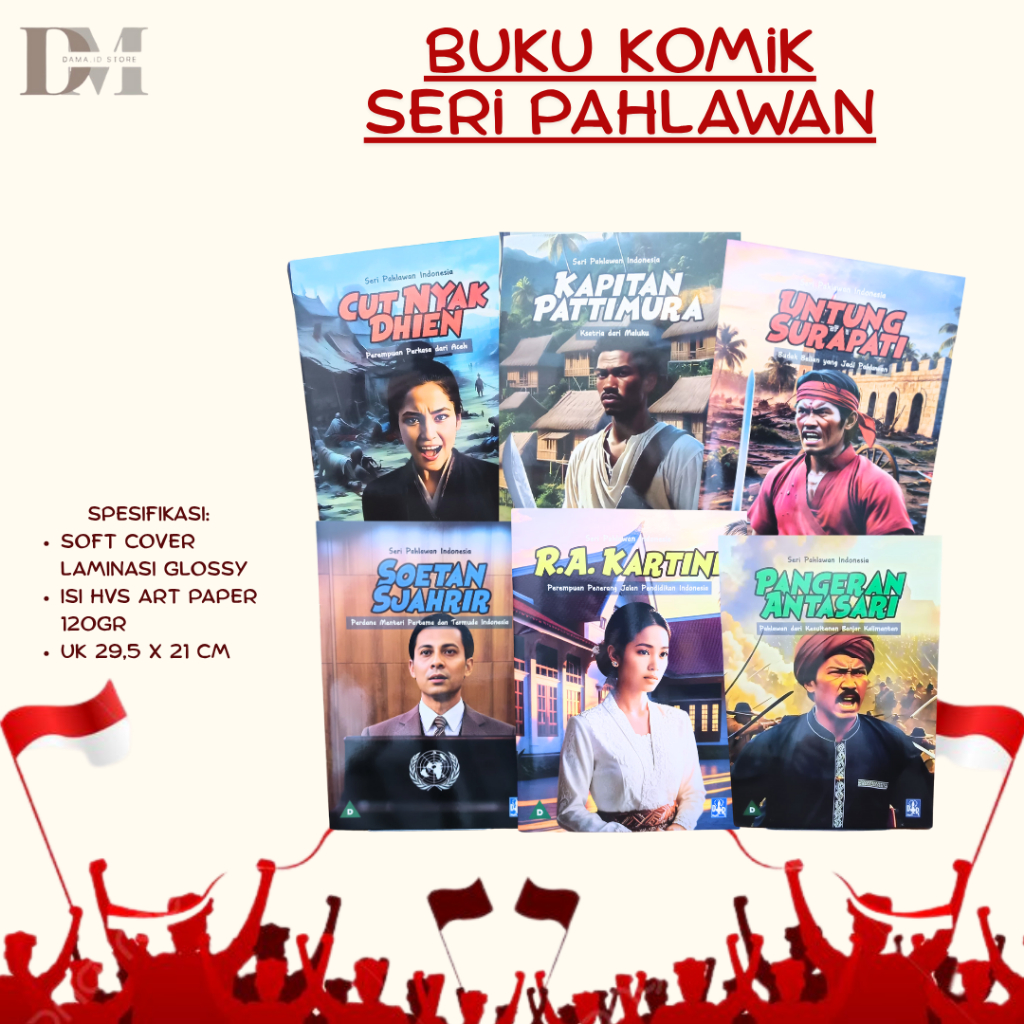TERBARU KOMIK SERI PAHLAWAN INDONESIA | BUKU PAHLAWAN