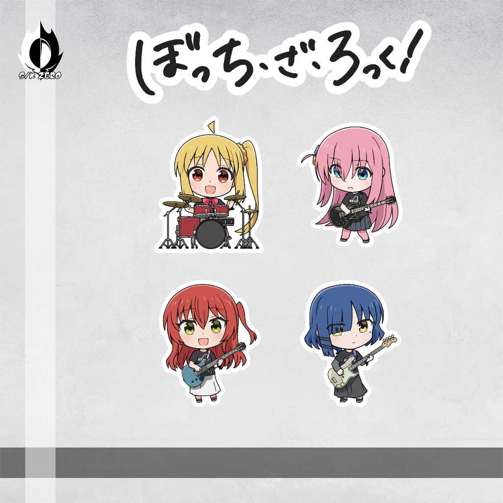 

Sticker Anime Paling Lengkap - Stiker Bocchi the Rock! Hitori Ryou Nijika Ikuyo