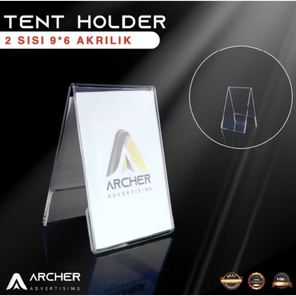

TENT HOLDER NOMOR MEJA BARCODE QRIS DLL BAHAN AKRILIK