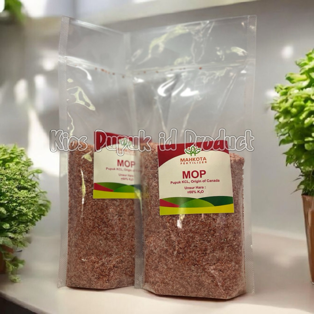 Pupuk Fertilizer MOP Mahkota Kcl Repack 1Kg Original/pupuk kimia/pupuk anorganik/Pupuk Tanaman
