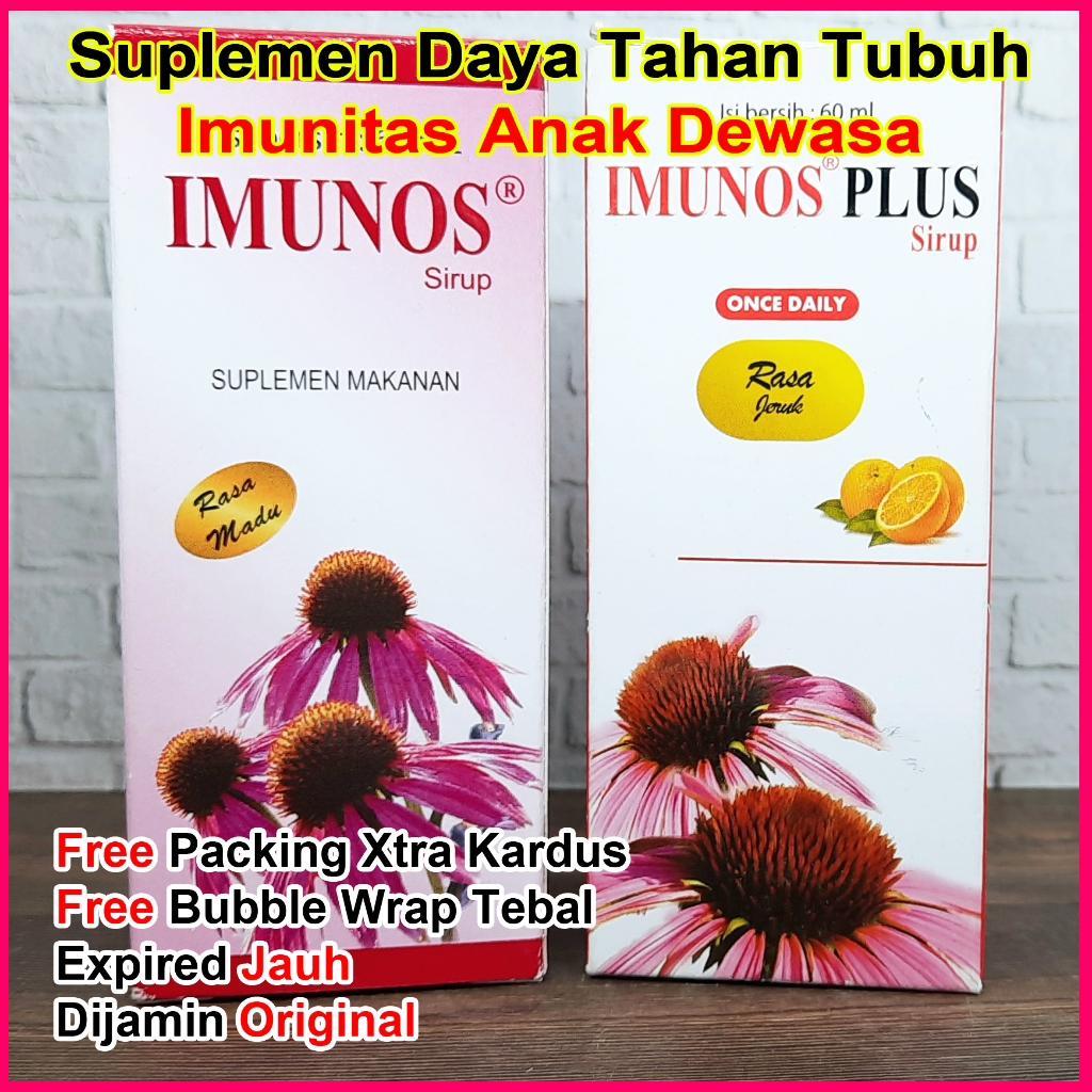 IMUNOS PLUS SYRUP  60 ml Sirup Vitamin Daya Tahan Tubuh Imunitas Anak