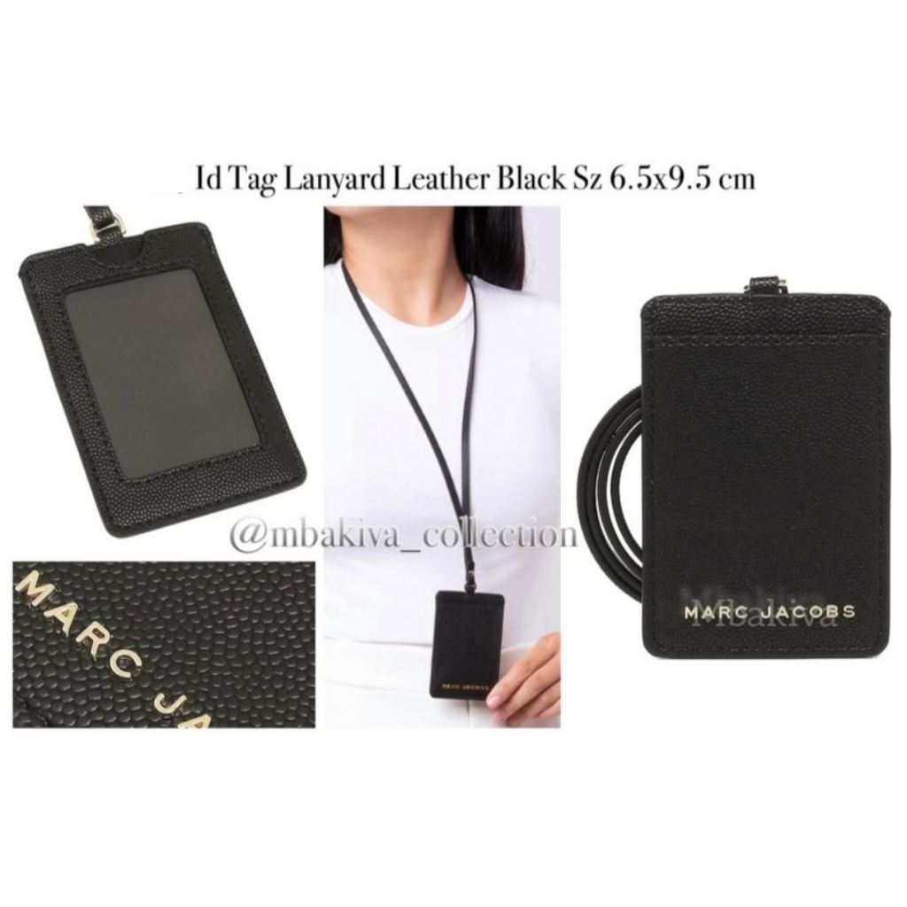 

Id Tag Lanyard Leather Black