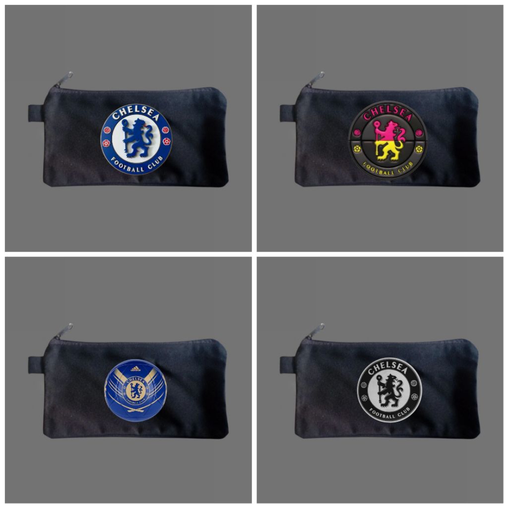 

Tempat pensil club bola chelsea/Tempat alat tulis/Tempat kosmetik/Tempat uang/Tepak canvas