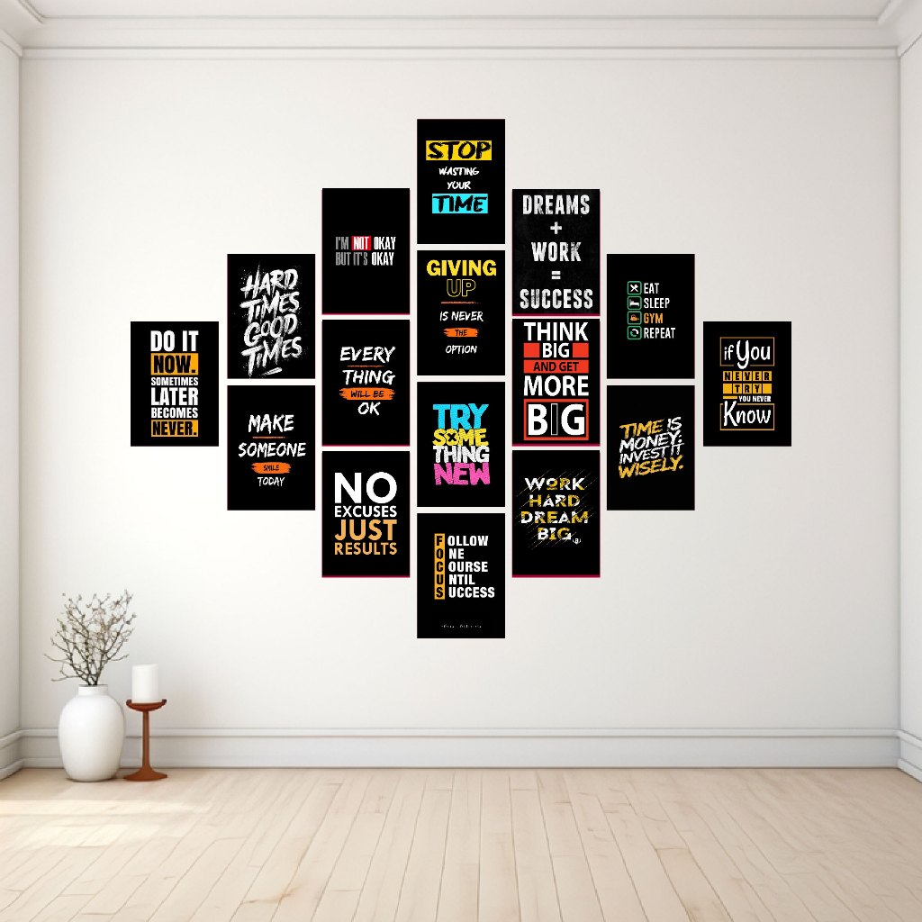 Poster Dinding Aesthetic Isi 16 Poster A6 | Poster Dinding | Poster Kamar